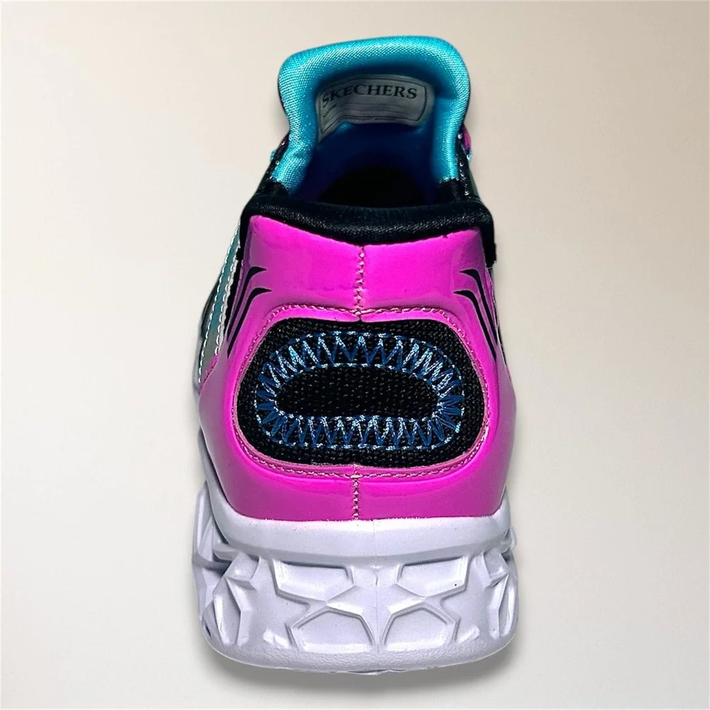 Skechers S Lights Galaxy Lights Slip Ins Tie Dye Athletic Sneakers Youth US 3